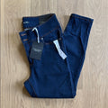 Tahari Charlotte Dark Night Sky Blue Cotton Blend Skinny Jeans Size 16W NEW!