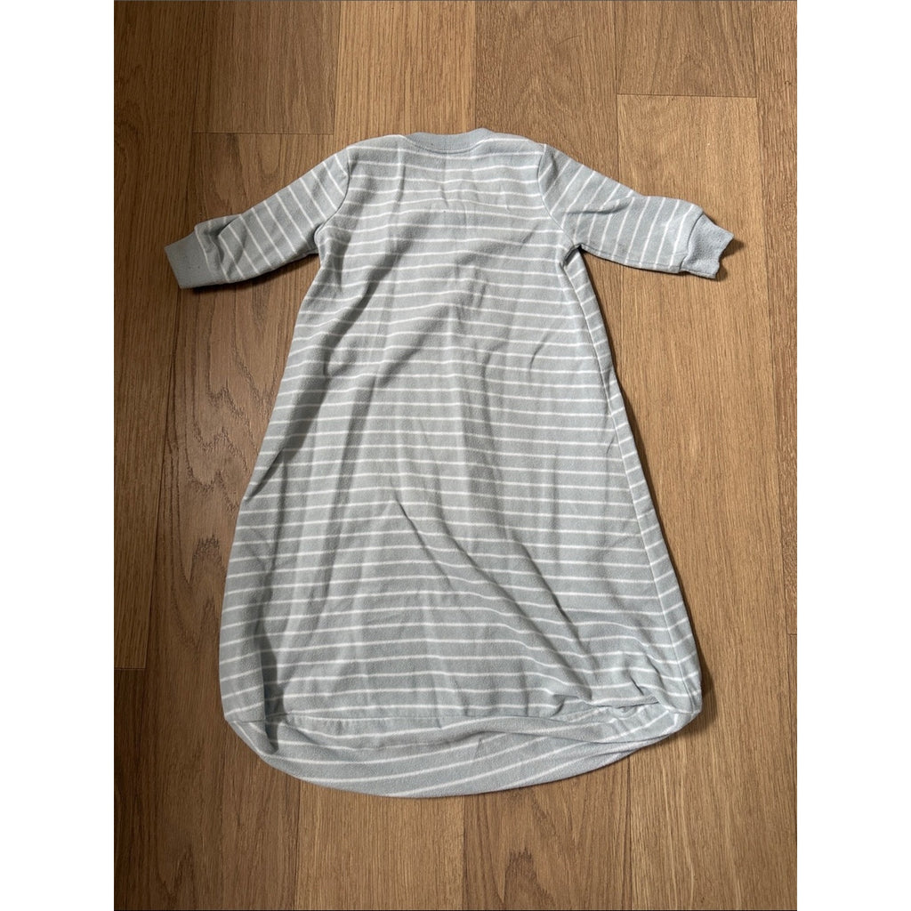 Carter's Light Gray & White Striped Lion Sleep Sack Size 6-9 Months