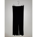 Norma Kamali Black Wide-Leg Pull On Pants Size Small