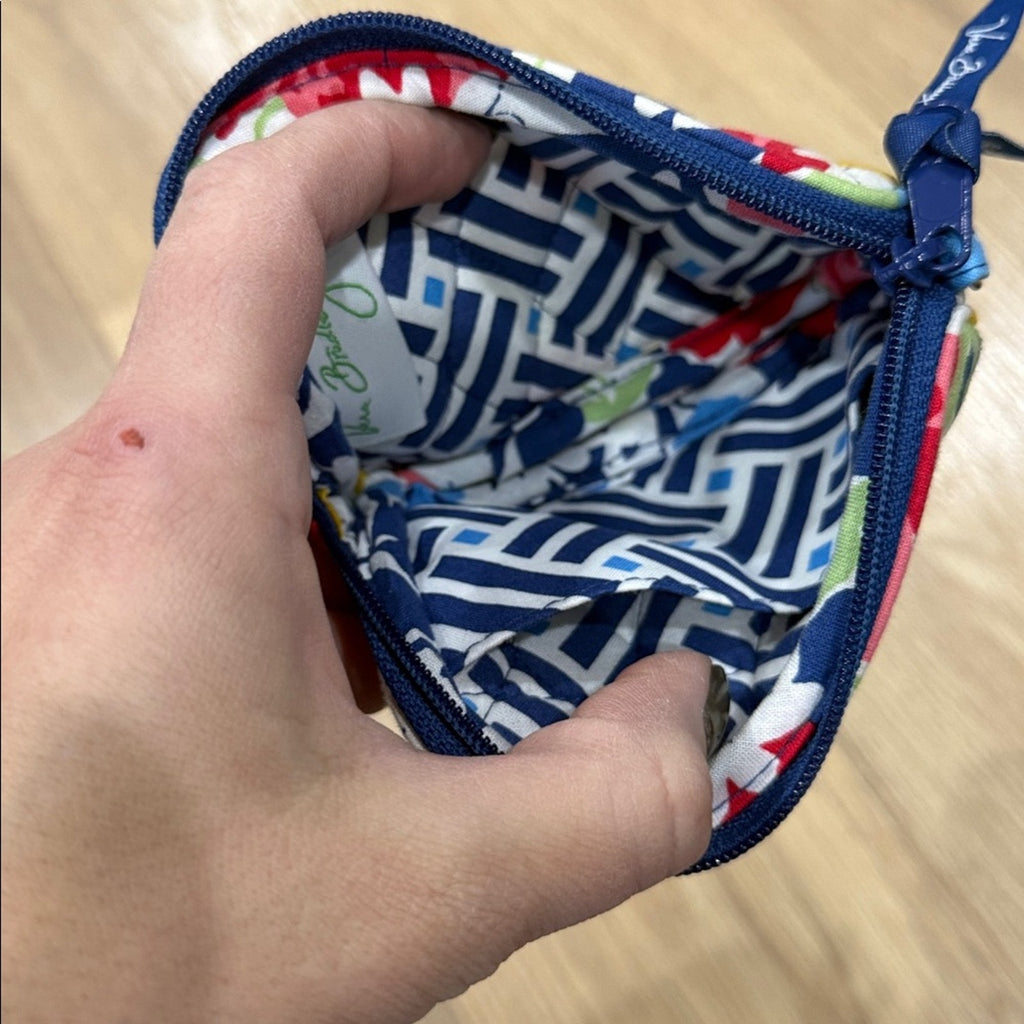 Vera Bradley Quilted Cotton Wallet in Retired Summer Cottage Pattern