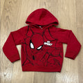 Marvel Red Spider-Man Kids Hoodie Size 4T