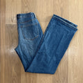 Fashion Nova Blue Tall Hem Ripped Stretch Baggy Jeans Size 11 NEW!