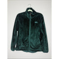 The North Face Dark Green Plush Full-Zip Fleece Jacket Size Large