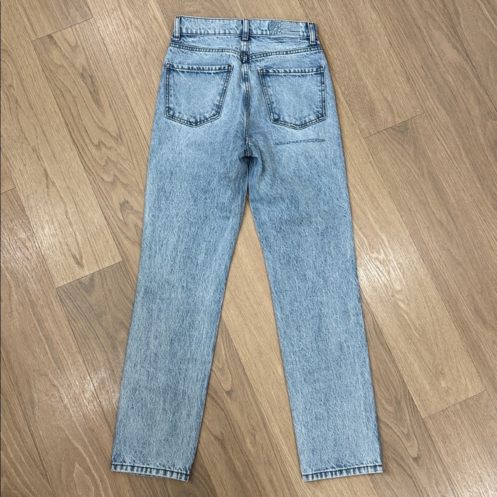 REVICE Ex Boyfriend Player One Wash Distressed Denim Jeans Size 25 NEW!