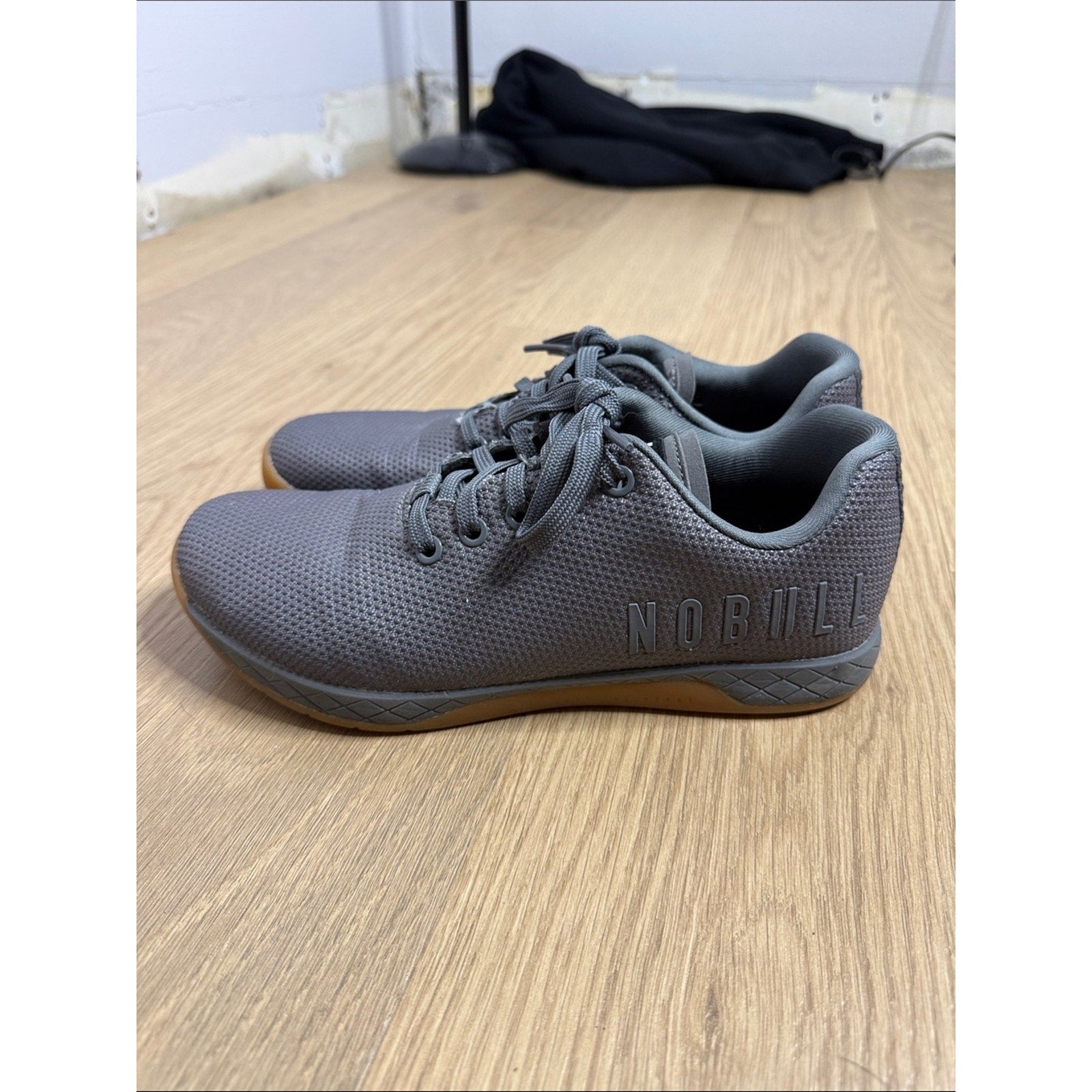 NOBULL Grey Textured Sneakers Size 9