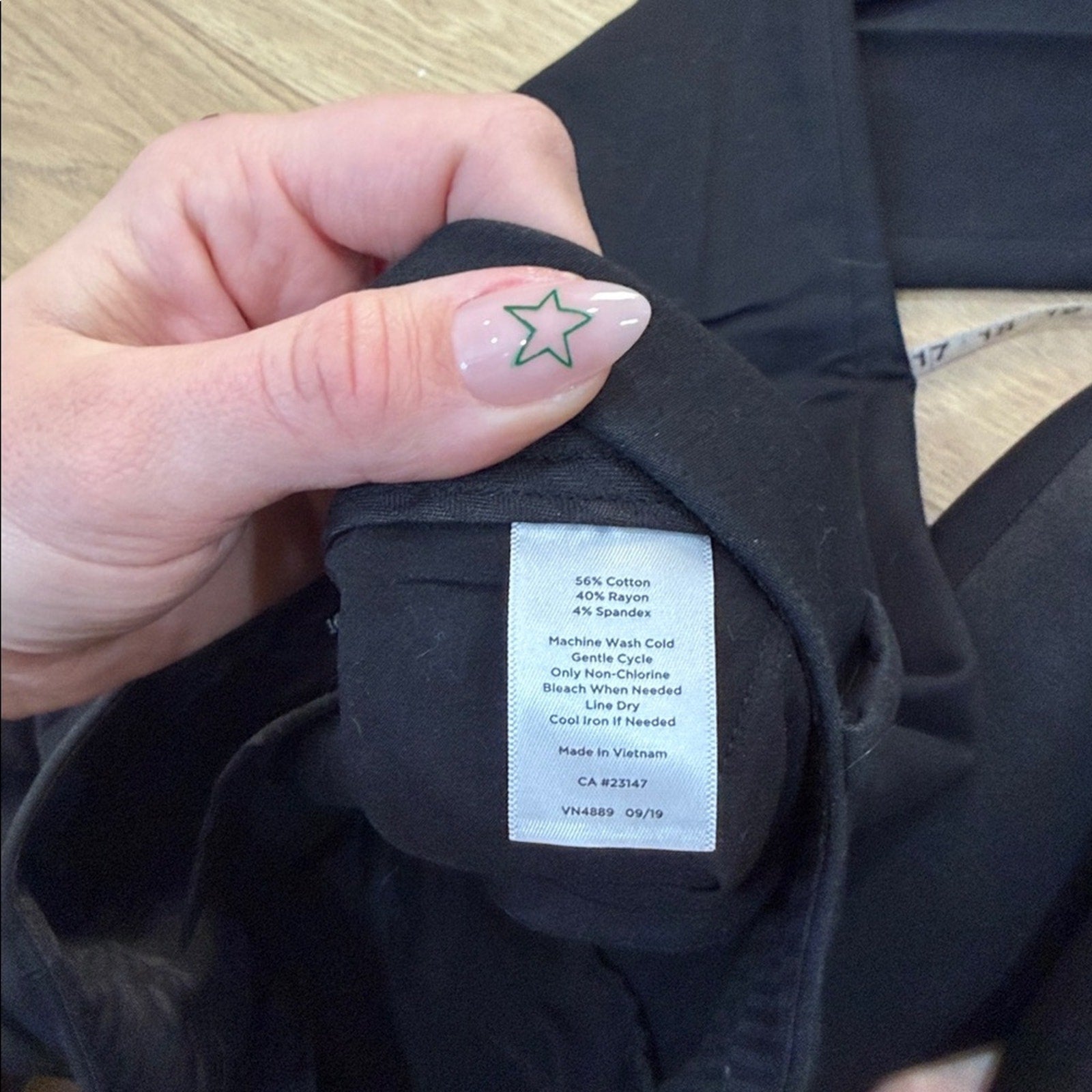 Talbots Black Hampshire Ankle Dress Pants Size 16