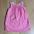 Vineyard Vines Pink and White Patterned Sleeveless Dress Size 3T