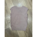 Cici Bird Tan Knit Sleeveless Crew Neck Top Size Small New!