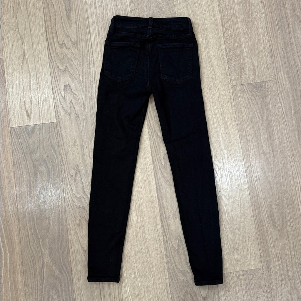 Just Black Denim Women's Skinny Jeans - Deep Black Size 24