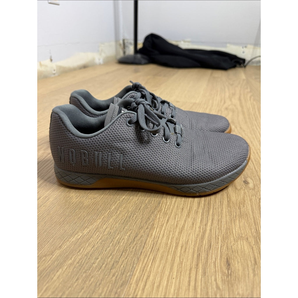 NOBULL Grey Textured Sneakers Size 9