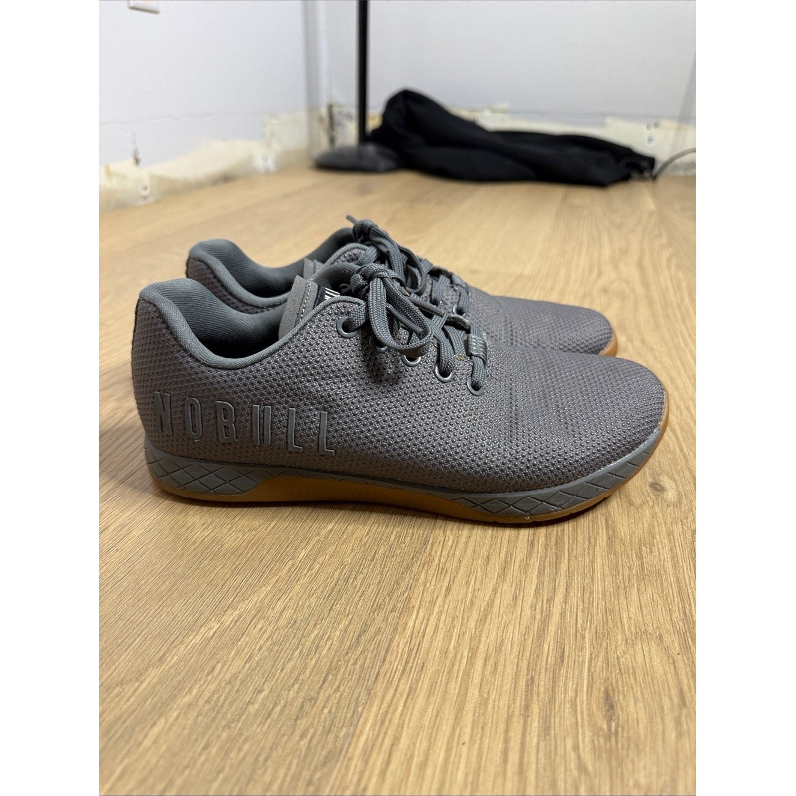 NOBULL Grey Textured Sneakers Size 9
