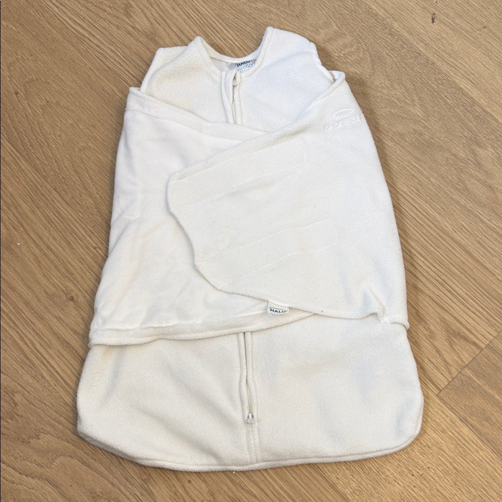 Halo Cream SleepSack Swaddle Size Newborn