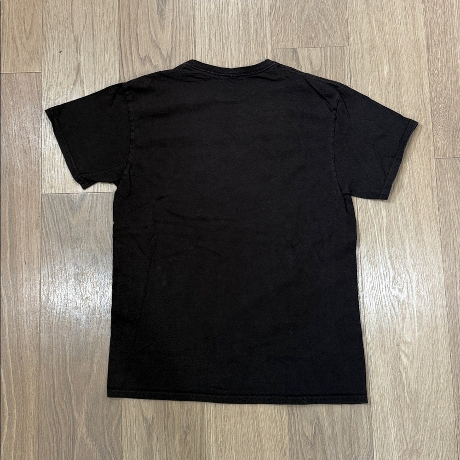 Obey Black Tee with Vibrant Blue Graphic Size Medium
