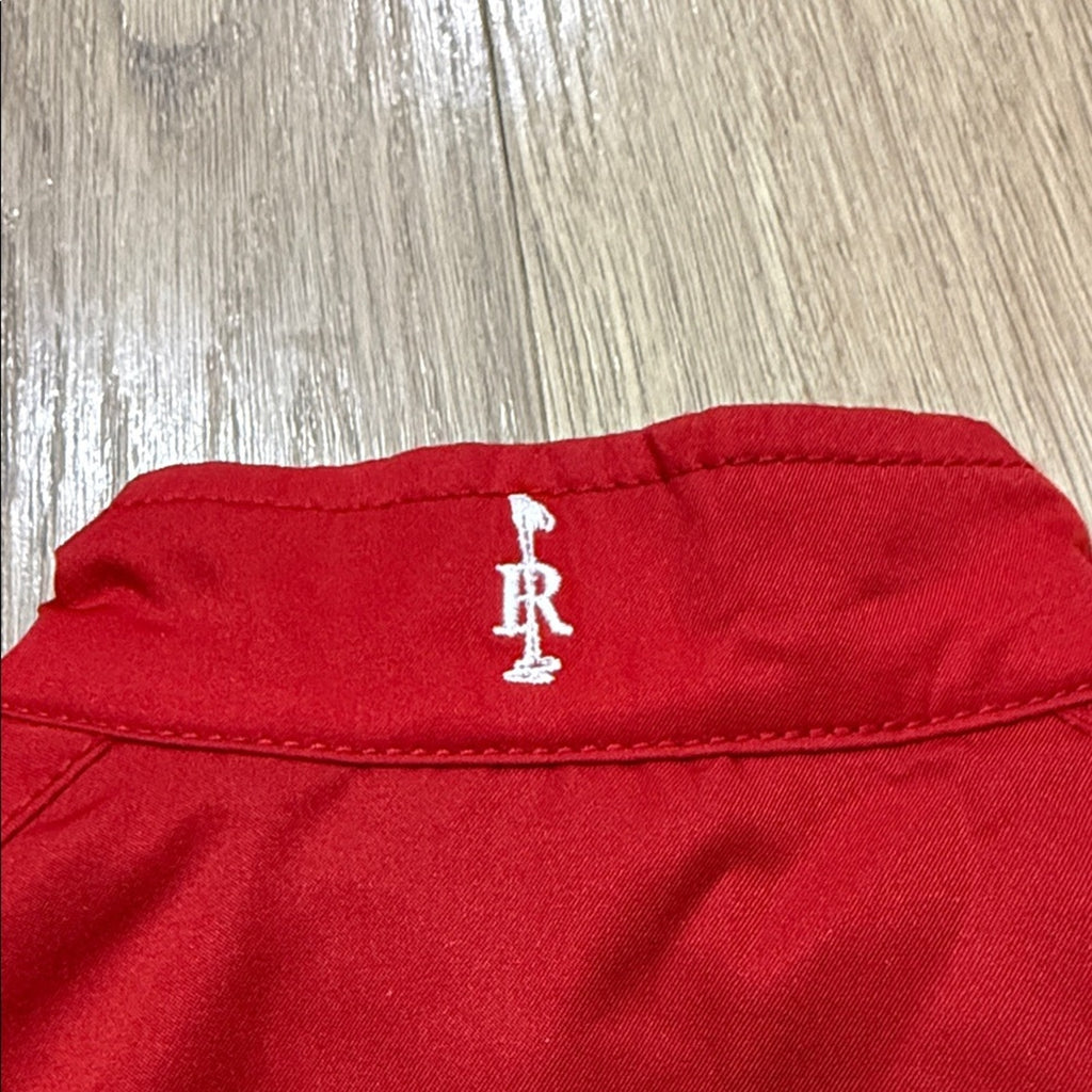 Ralph Lauren Red Mercer Club Polo Team Bomber Style Jacket Size 9 Months