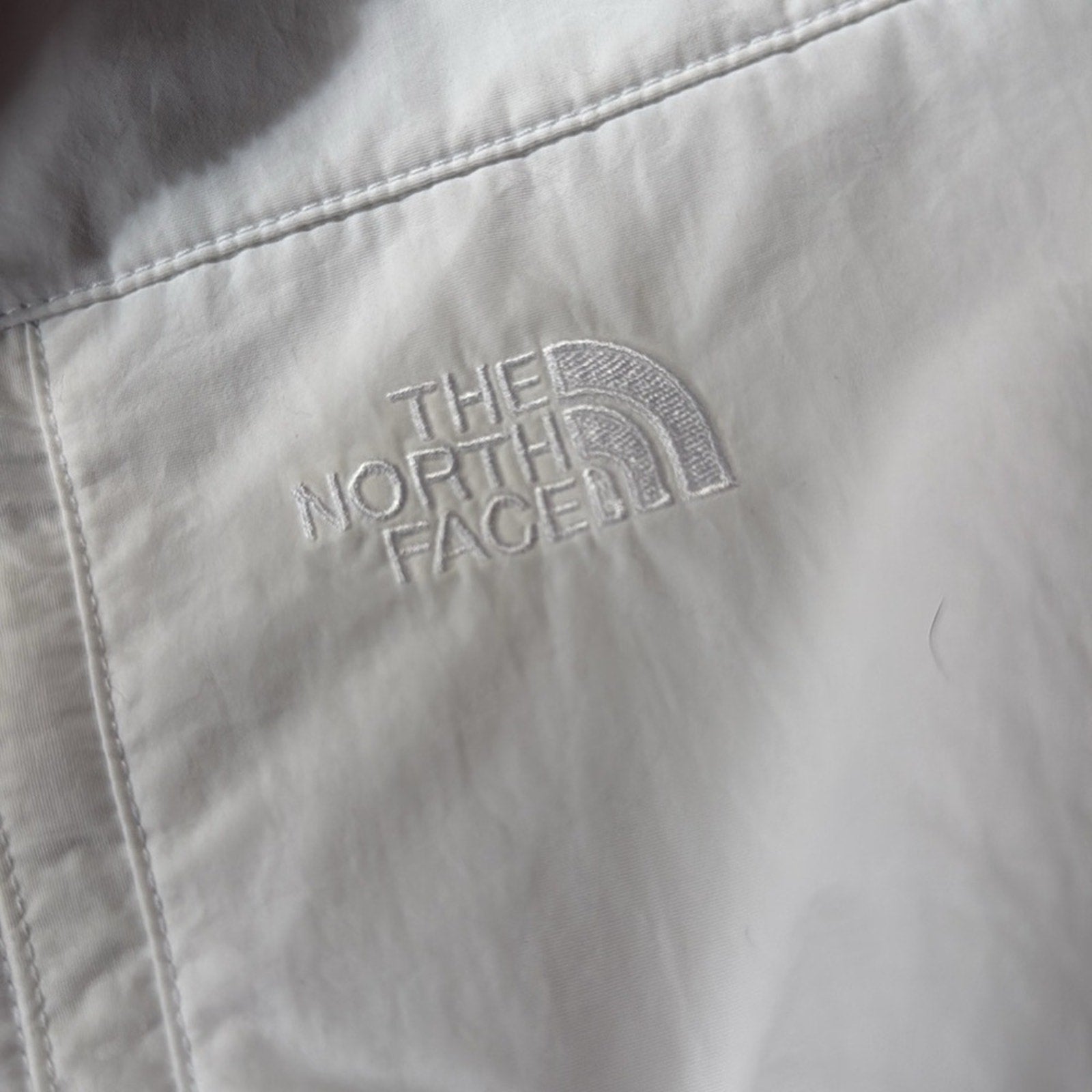 The North Face White Polartec Zip-Front Fleece Jacket - Women's Size Large