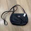 Coach Black Pebbled Leather Swingpack Crossbody Bag