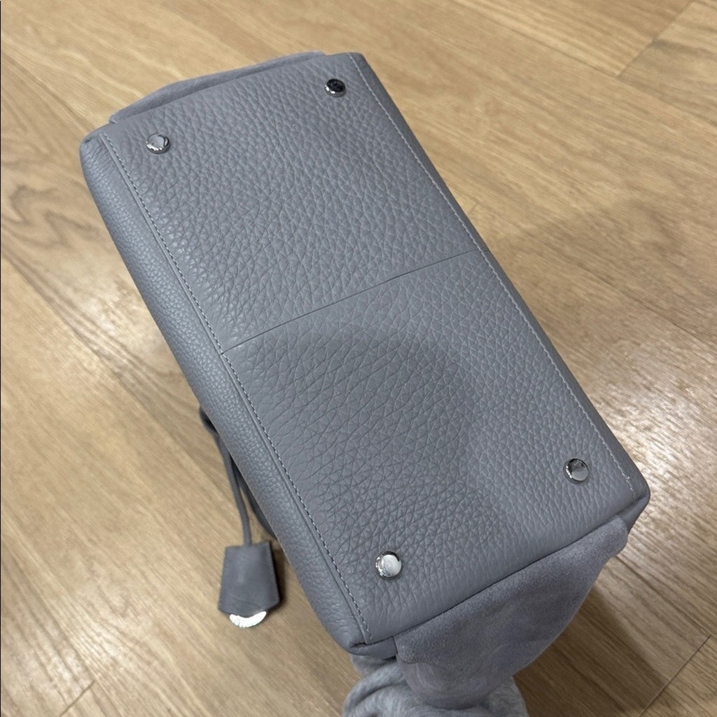 Radley London Hillgate Place Medium Multiway Leather Grab Bag in Grey