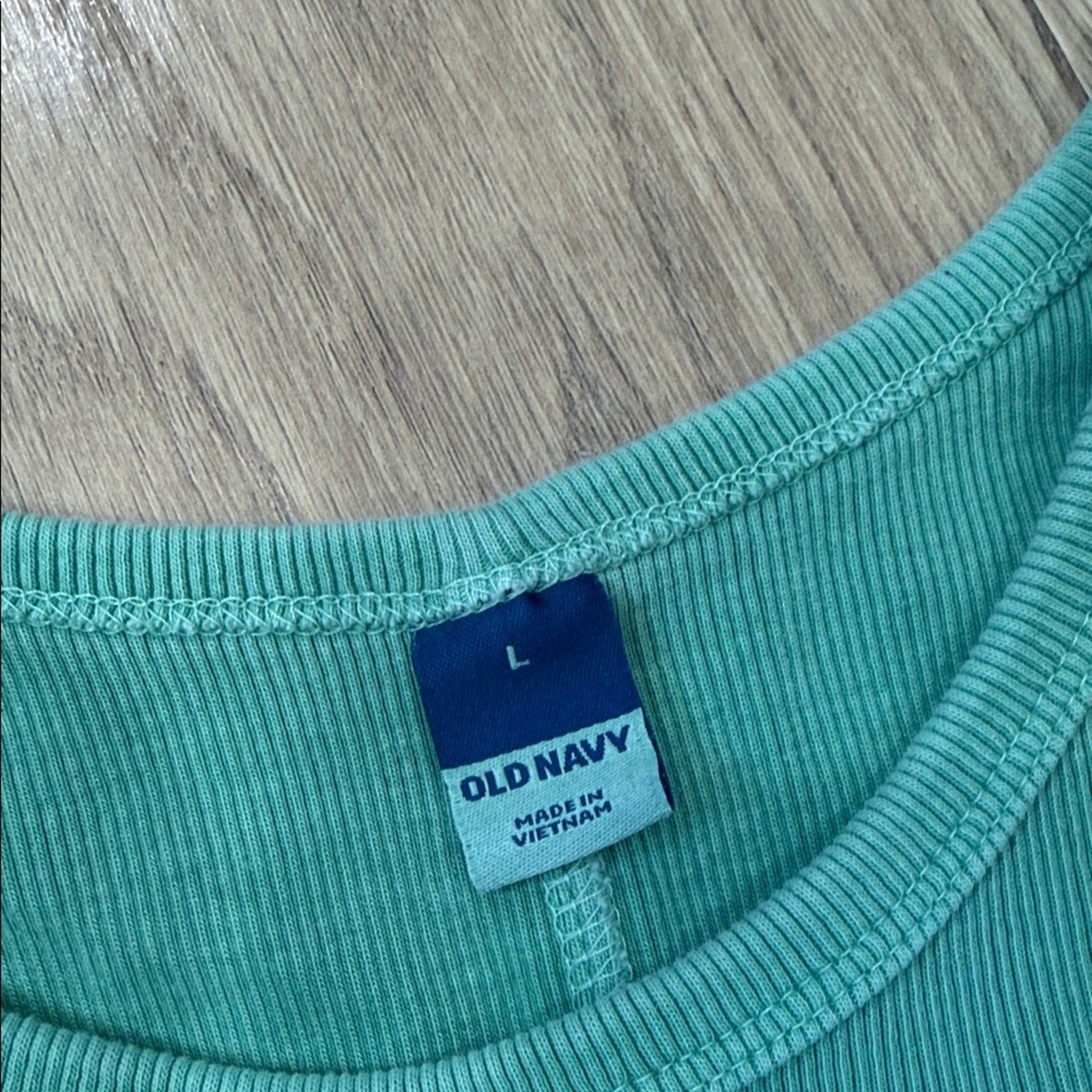 Old Navy Green Ribbed Sleeveless Midi Dress Size Large
