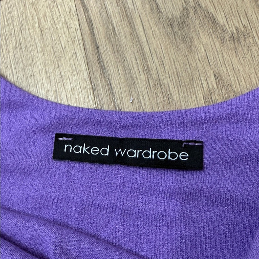 Naked Wardrobe Purple Sleeveless Maxi Dress Size XS