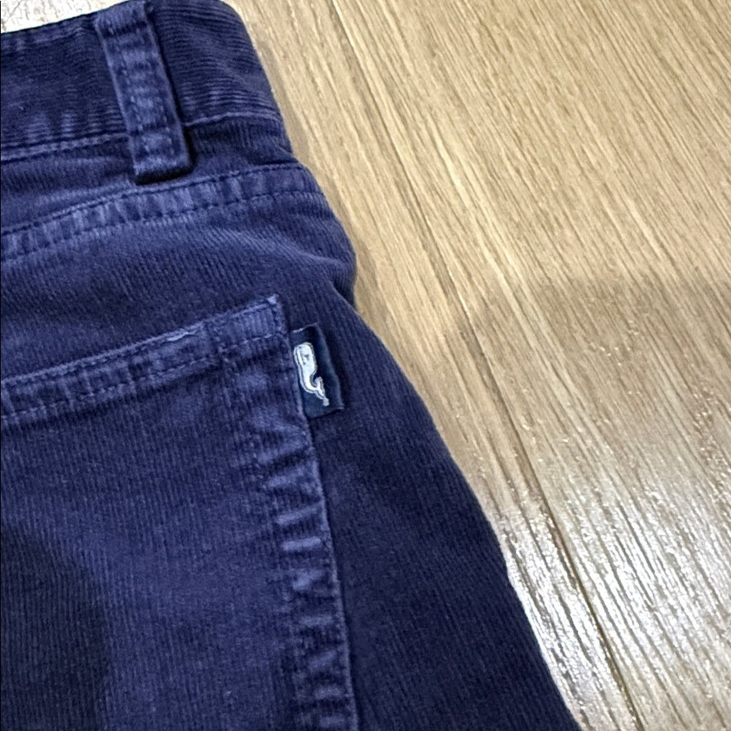 Vineyard Vines Navy Corduroy Boy's Pants Size 10