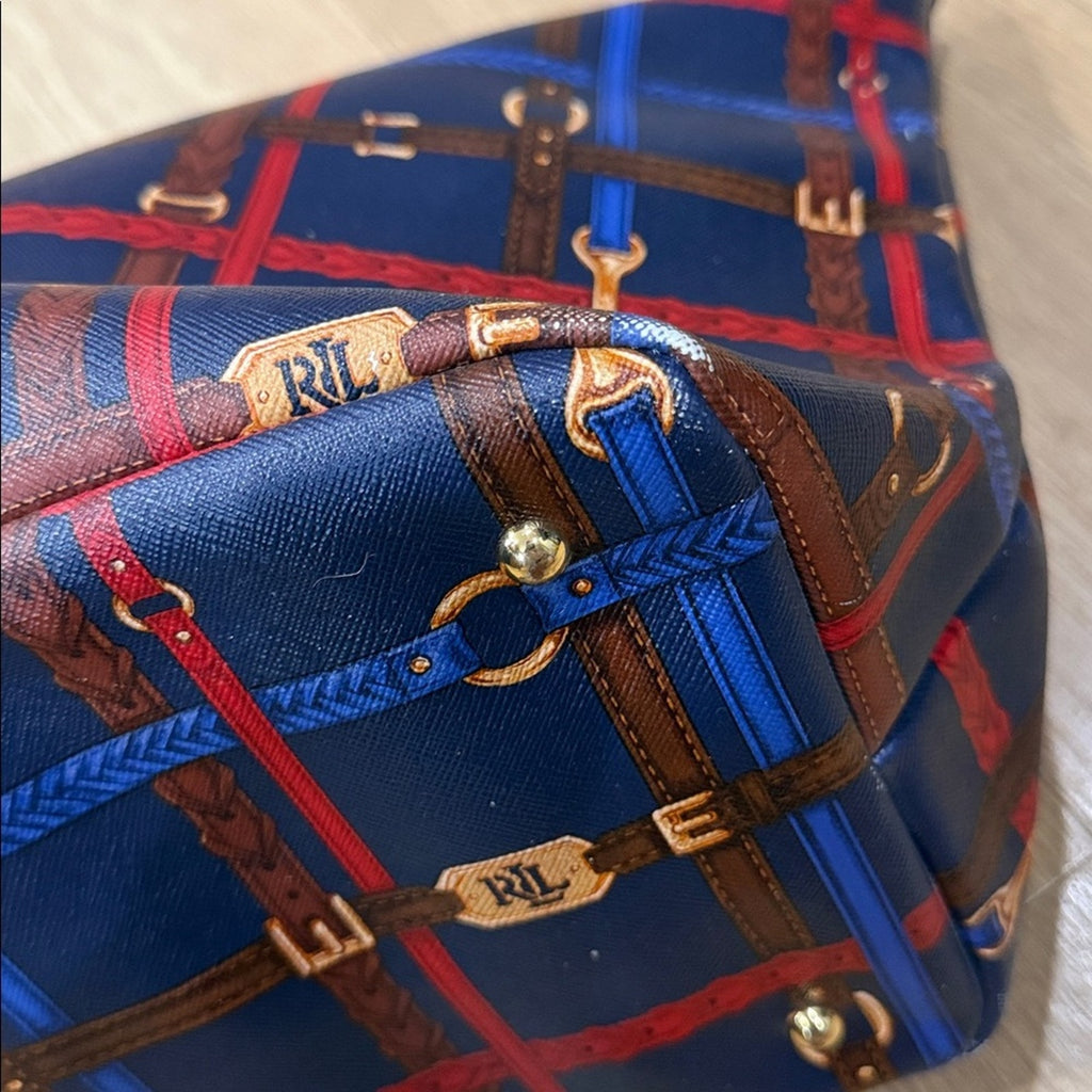 Lauren Ralph Lauren Equestrian Print Tote Bag