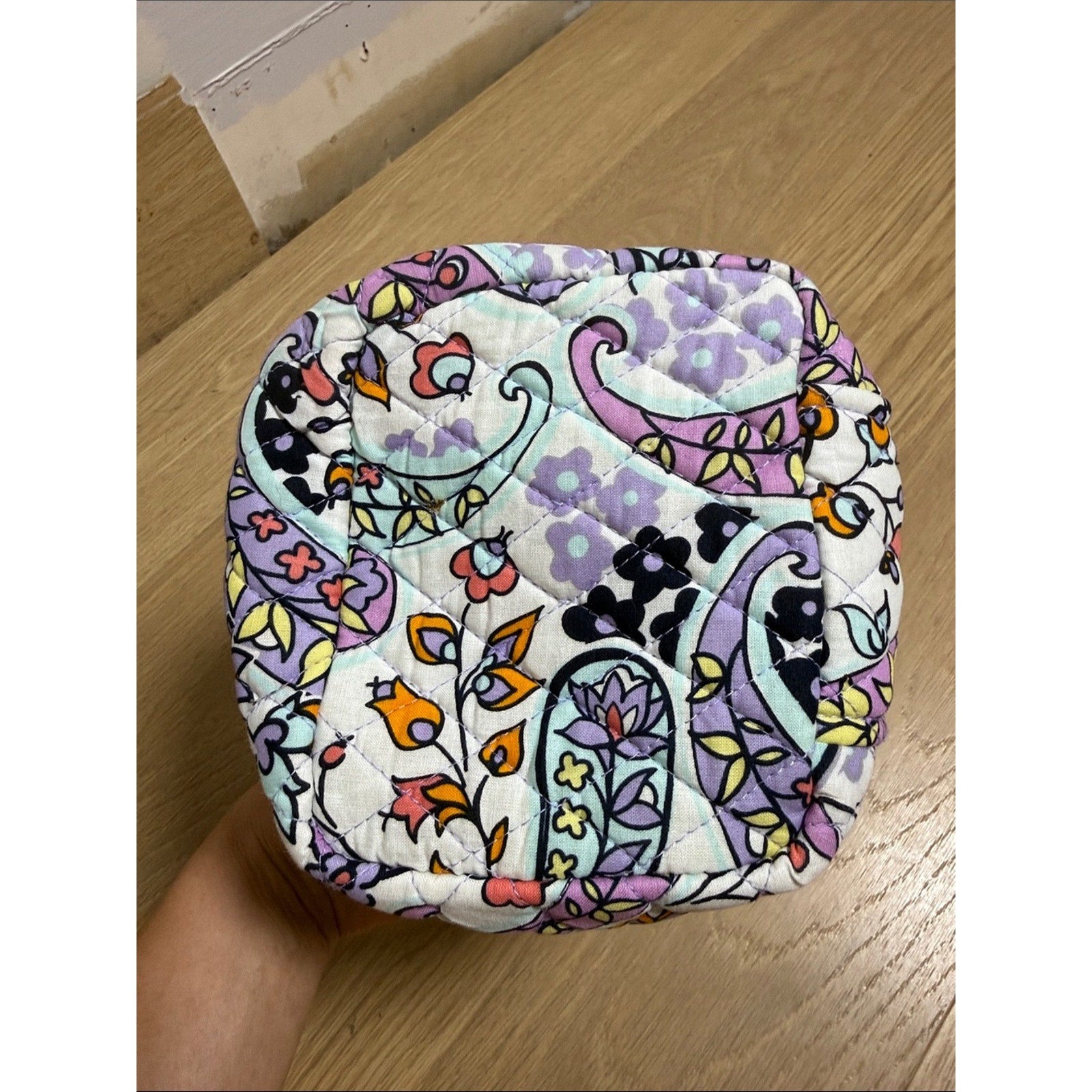 Vera Bradley Quilted Floral Travel Pouch - Purple Multi
