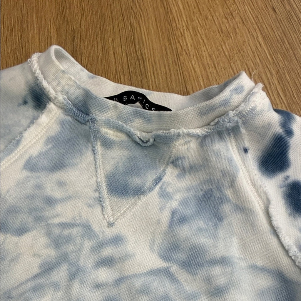 Miki Miette Blue Tie-Dye Sweatshirt and Joggers Set Size 24 Months