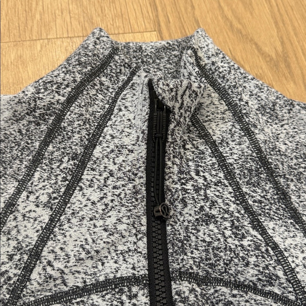 Lululemon Define Spray Jacquard Black White Colorway Luon Women's Jacket