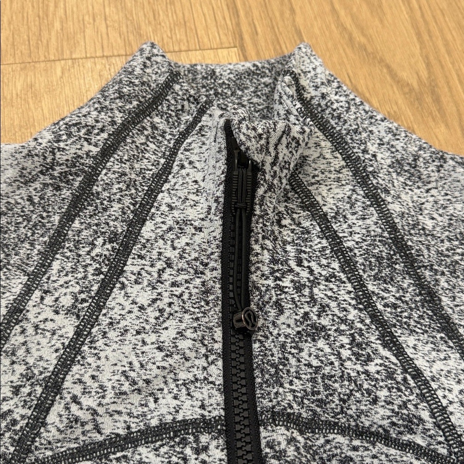 Lululemon Define Spray Jacquard Black White Colorway Luon Women's Jacket