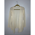 Minnie Rose Cream Open-Front Knit Cashmere Cardigan Size Medium