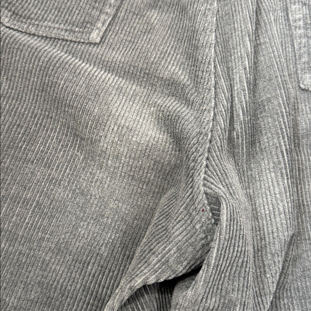 Ralph Lauren Women's Straight Leg Gray Corduroy Pants Size 14
