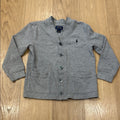 Polo by Ralph Lauren Gray Cotton Button Front Cardigan Size 6