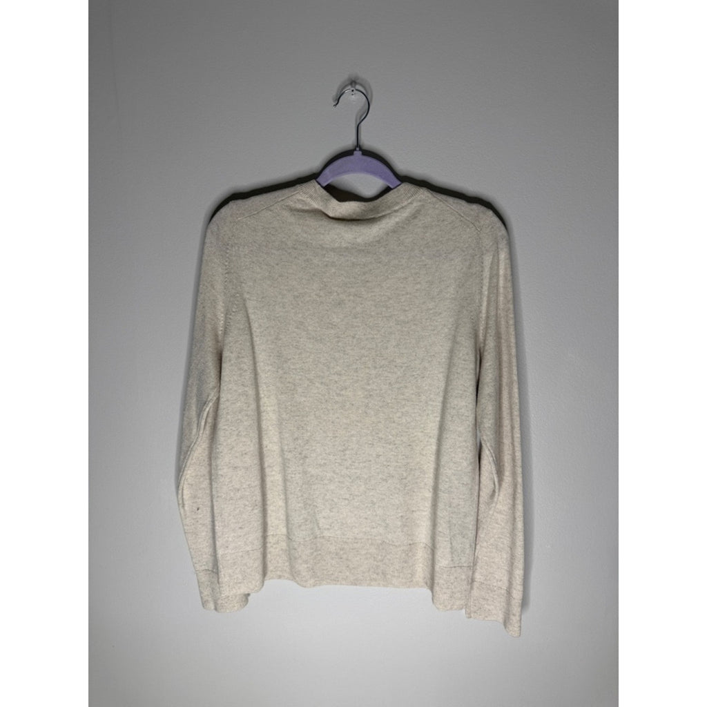 Vince Cream Crewneck Wool / Cashmere Blend Sweater Size Large NEW!