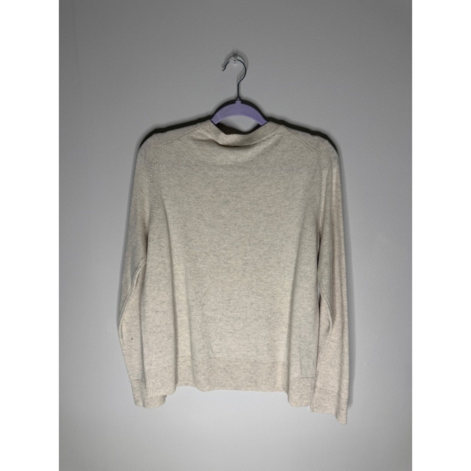 Vince Cream Crewneck Wool / Cashmere Blend Sweater Size Large NEW!