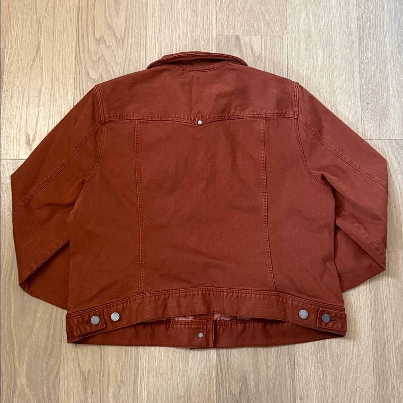 NWT Liverpool Women's Rust Jean Jacket Size XL Petite