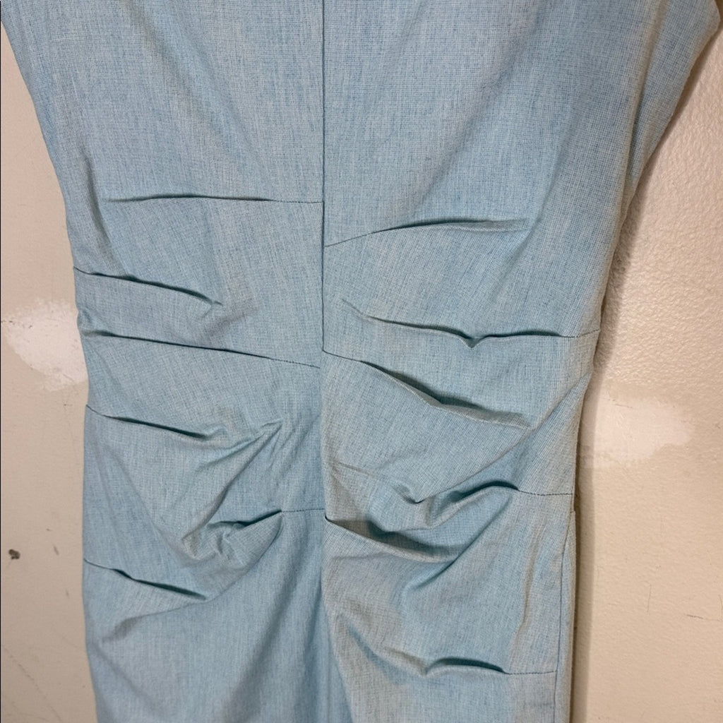 Sara Campbell Blue Sleeveless Cocktail Dress Size 4