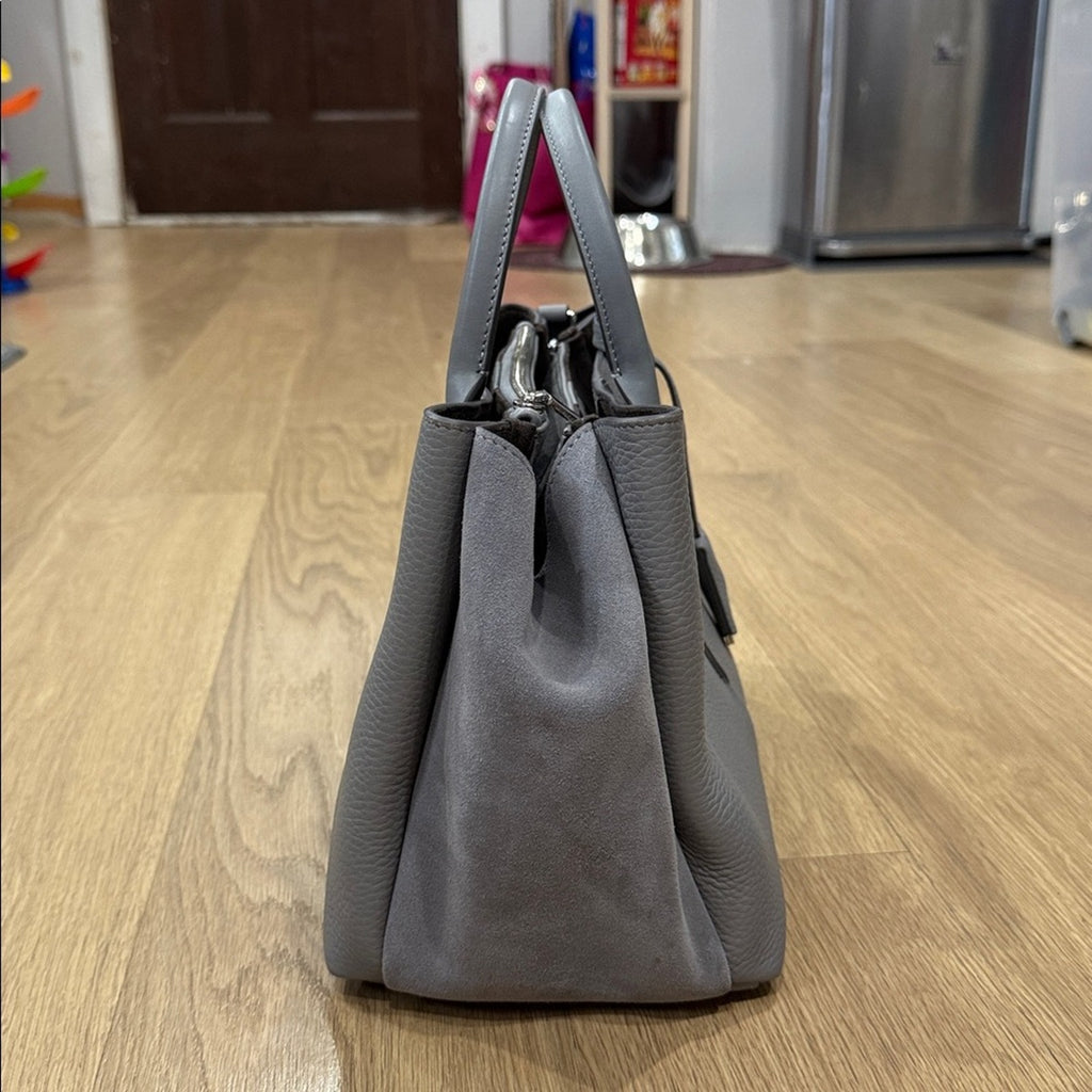Radley London Hillgate Place Medium Multiway Leather Grab Bag in Grey
