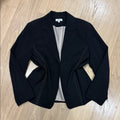 Dalia Black Women's Blazer with Stitch Detail Size 14