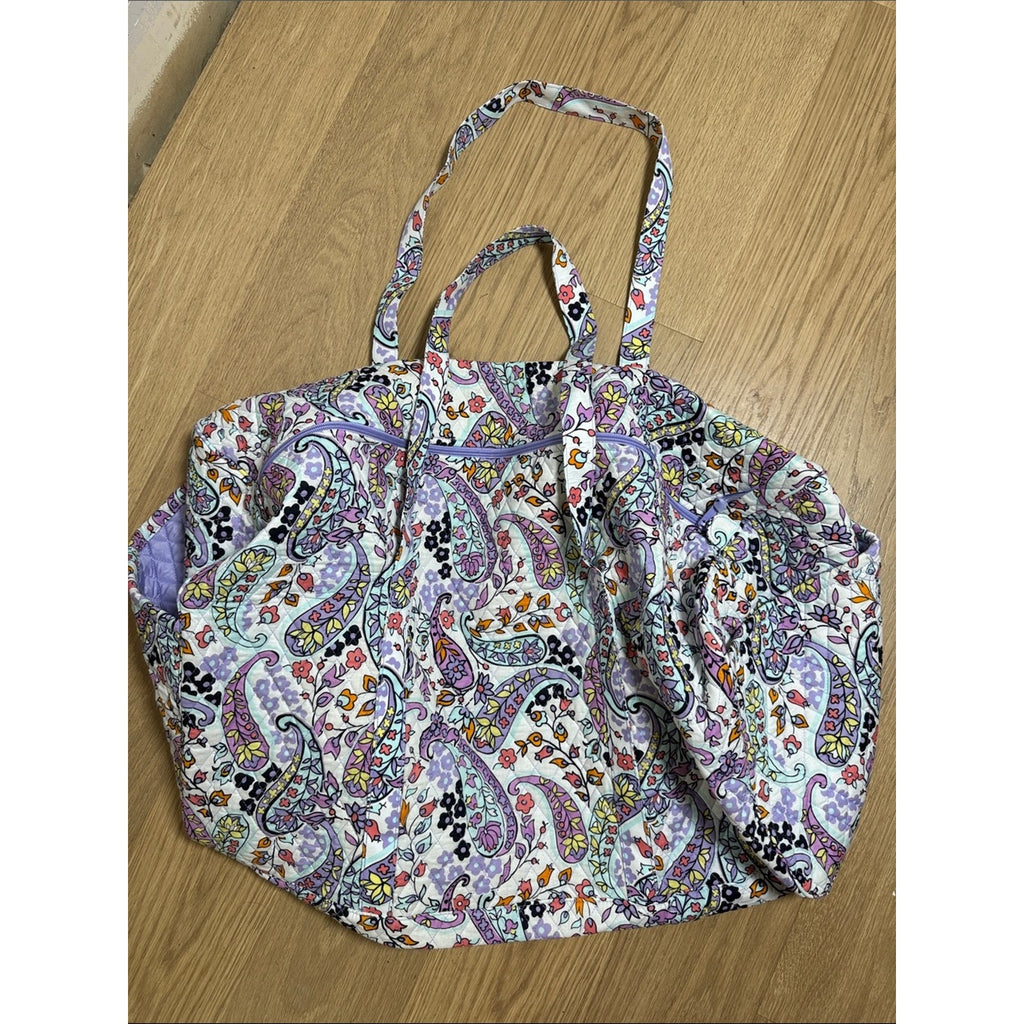 Vera Bradley Light Purple Paisley Large Tote Bag - Women