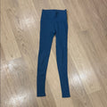 Lululemon Blue Textured Detail Athletic Leggings Size 4