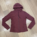 Lululemon Hooded Define Jacket in Nulu Fabric in Chianti Size 12
