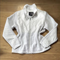 The North Face White Polartec Zip-Front Fleece Jacket - Women's Size Large