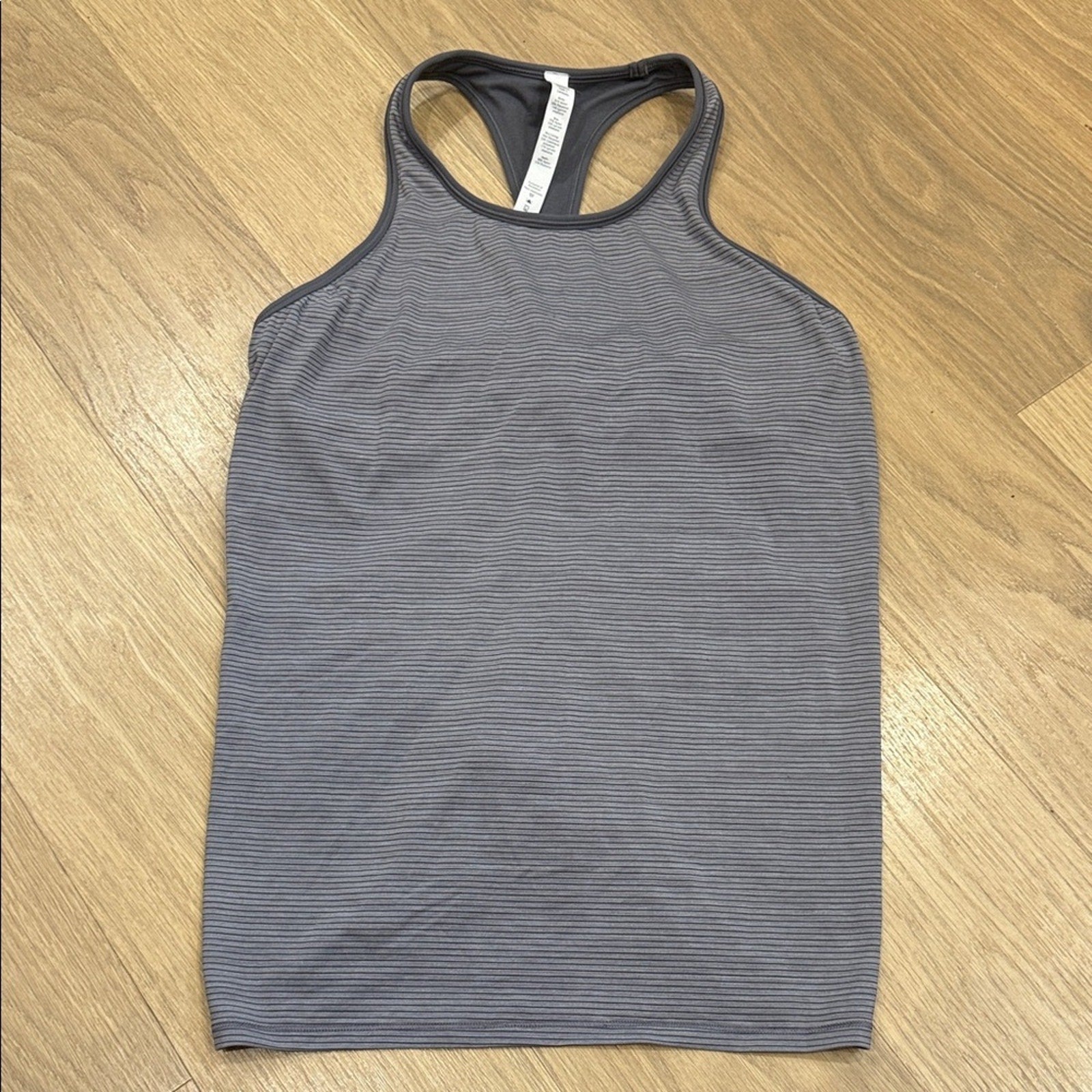 Lululemon Ruche of Adrenaline Tank - Heathered Titanium - Size 8