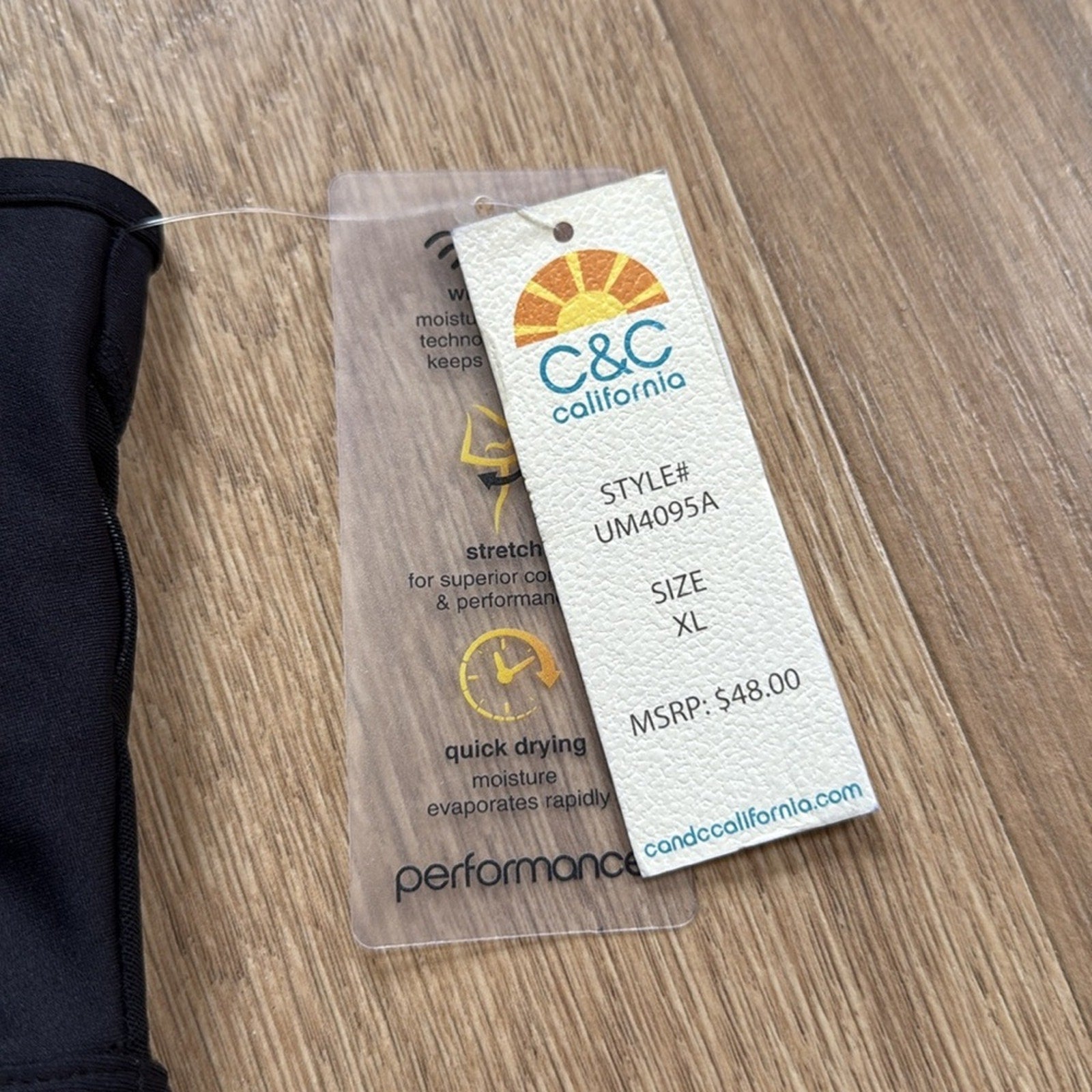C&C California Black Sports Bra w/ Mesh Details Size XL NEW!