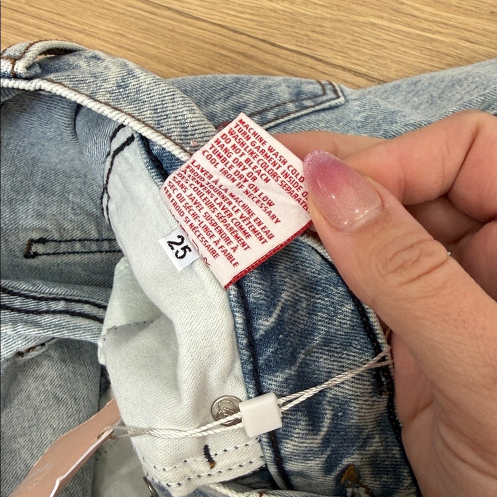 REVICE Ex Boyfriend Player One Wash Distressed Denim Jeans Size 25 NEW!