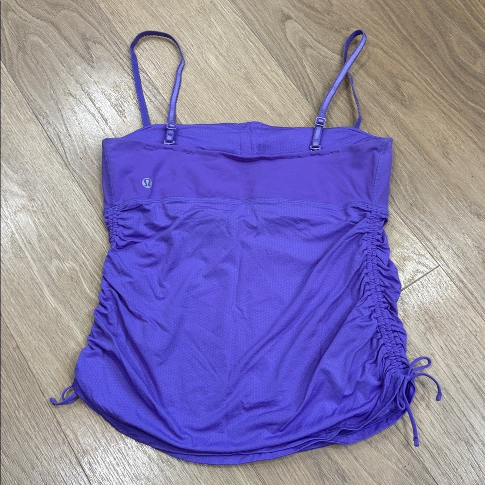 Lululemon Convertible Strapless/Strappy Ruched Tank - Purple - Size 8