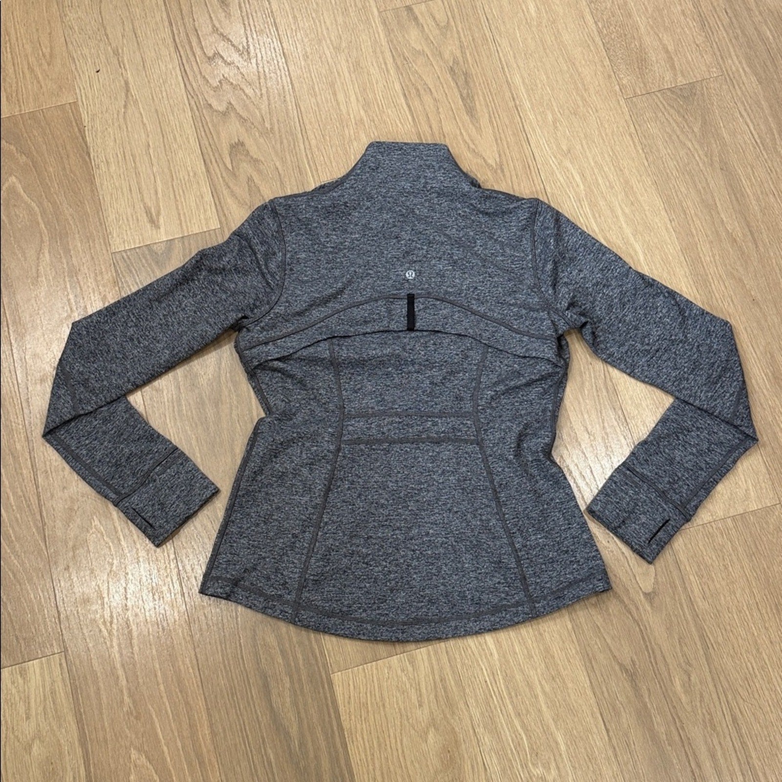 Lululemon Athletica Heathered Gray Define Jacket Size 12