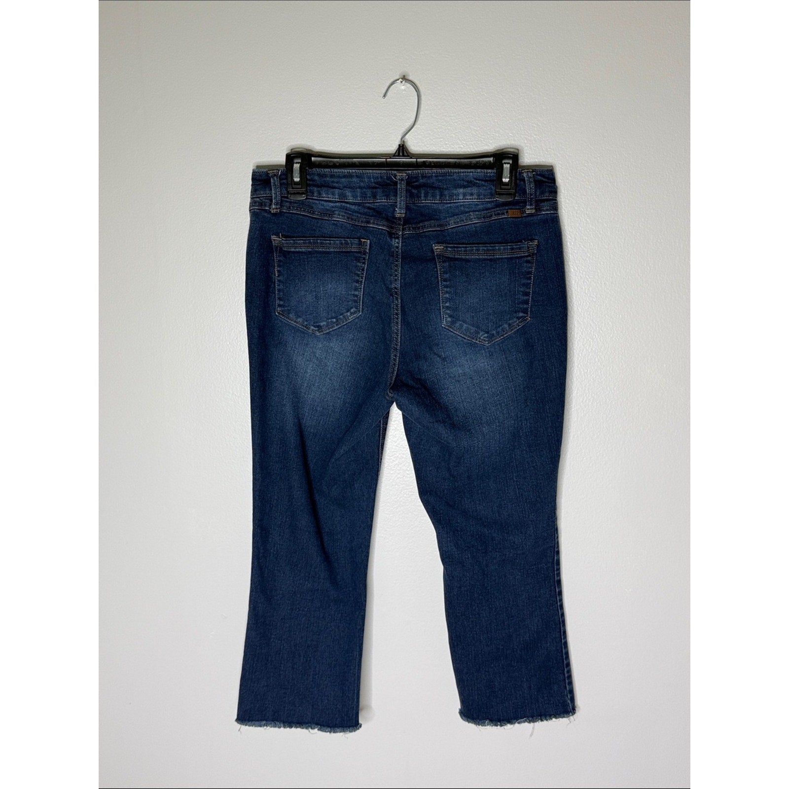 1822 Denim Dark Blue Cropped Ankle Jeans Size 12