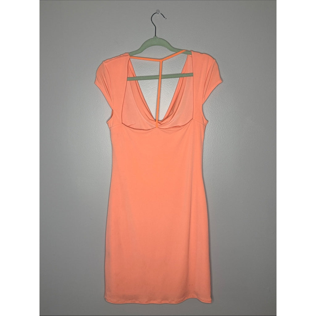 Victoria's Secret Women's Peach Cowl Neck Dress Size Medium