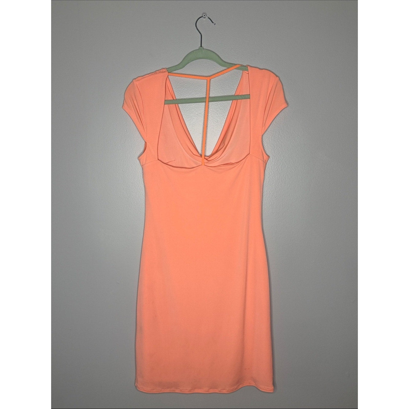 Victoria's Secret Women's Peach Cowl Neck Dress Size Medium